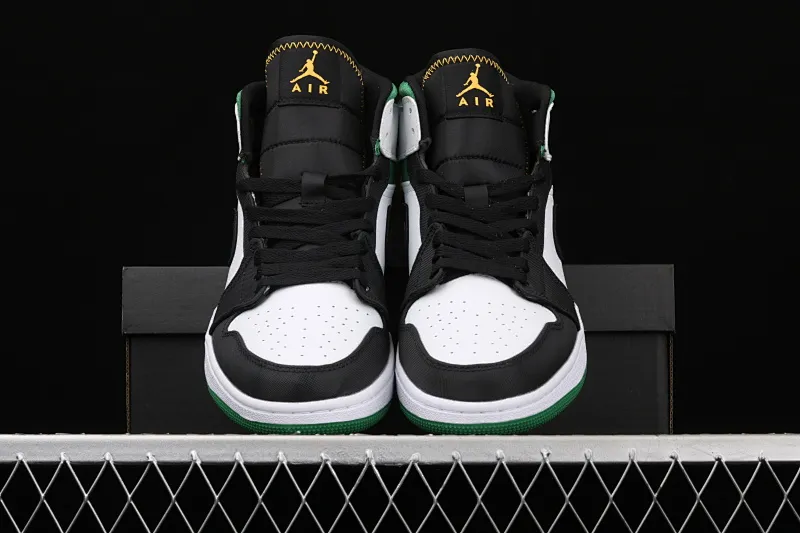 All categories Air Jordan Jordan series basketball shoes Air Jordan 1 Mid Air Jordan 1 Mid AJ1 Joe 1 mid-top gold medal color matching 852542-101